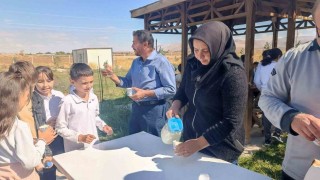 Minik öğrenciler Dünya Yumurta Gününde sağlıklı beslenmeyi öğrendi