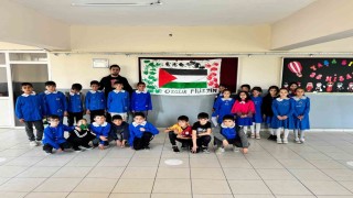 Minik yüreklerden Filistine destek