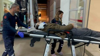 Motosiklet devrildi: 1 yaralı