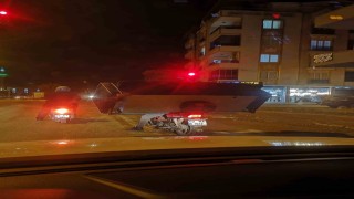 Motosikletle koltuk taşıyan yabancı uyruklu sürücü cezadan kaçamadı