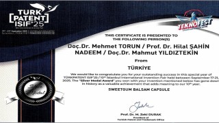 MSKÜlü akademisyene patent ödülü: Sığla yağı kapsülüne gümüş madalya