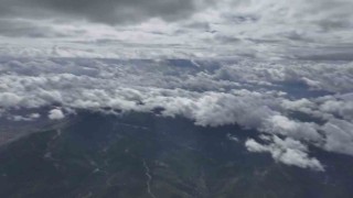 Muğla semalarında sis bulutu görsel şölen oluşturdu