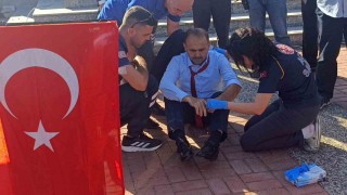 Muhtarlar Gününde kürsüde konuşan muhtar baygınlık geçirdi