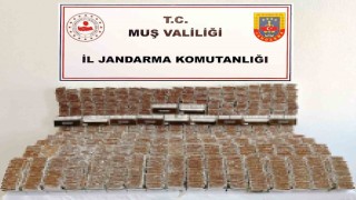 Muşta 40 bine yakın dolu makaron ele geçirildi