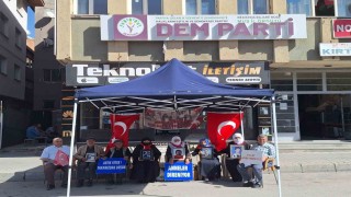 Muşta evlat nöbeti 216ncı haftasında sürüyor