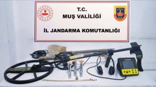 Muşta kaçak kazı yapan 7 kişi suçüstü yakalandı