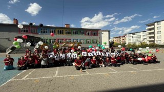 Muşta öğrencilerden Filistine destek için anlamlı etkinlik