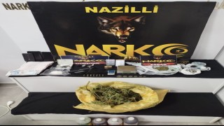 Nazillide eş zamanlı uyuşturucu operasyonu: 2 şüpheli tutuklandı