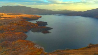Nemrut Kalderasındaki sonbahar güzelliği mest etti