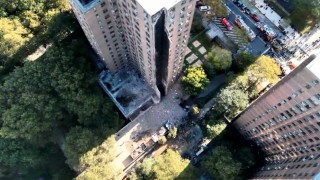 New Yorkta 17 katlı binada patlama sonucu kısmi göçme meydana geldi