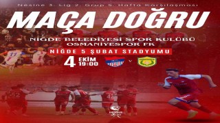 Niğde Belediyespor, Osmaniyespor maçına hazır