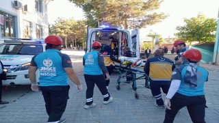 Niğde İl Sağlık Müdürlüğünde gerçeğini aratmayan yangın tatbikatı