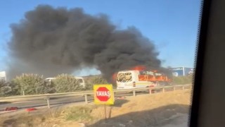 Öğrenci servisinin çarptığı motosikletli feci şekilde hayatını kaybetti