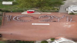 Öğrenciler Cumhuriyetin 102.yılını çizdi