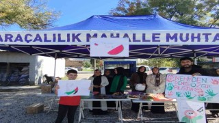 Öğrencilerden Gazzeye destek: Hayır Panayırı düzenlendi