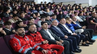 Öğrencilere afet bilinci eğitimi