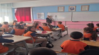 Öğrencilere göz taraması yapıldı