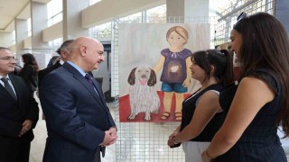 Öğrencilerin ortak eserleri sergilendi