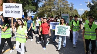 OKÜ’de Genç Yeşilay Kulübü’nden Sağlıklı Yaşam Yürüyüşü
