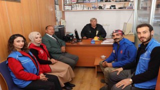 Oltu Gençlik Merkezinden Gazeteci Dursun Murat Aydına anlamlı ziyaret