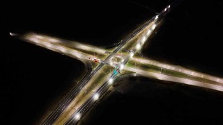 Ölümlü kazaların yaşandığı Pınarhisar-Lüleburgaz Kavşağında aydınlatma çalışmaları tamamlandı