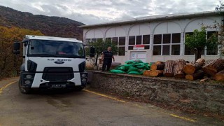 Olur Belediyesinden camilere kışlık kömür desteği