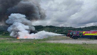 Ordu-Giresun Havalimanında acil durum tatbikatı