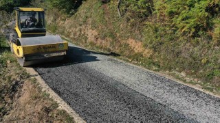 Orduda sıcak asfalt çalışmaları devam ediyor