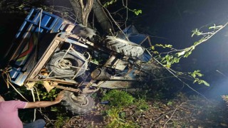 Orduda uçuruma yuvanlanan tarım aracının altında kalan sürücü hayatını kaybetti