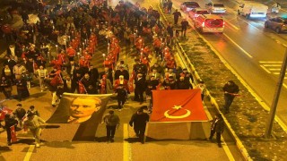 Osmanelide 29 Ekim Cumhuriyet Bayramı fener alayı düzenlendi