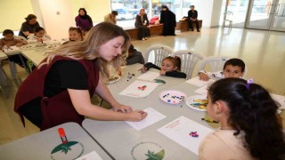 Osmangazide çocuklar oyunlar oynayarak sağlıklı beslenmeyi öğreniyor