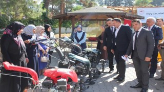 Osmaniyede ‘Kırsal Dezavantajlı Alanlar Projesi kapsamında makine dağıtıldı