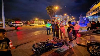 Osmaniyede motorsiklet ile otomobil çarpıştı: 2 kişi yaralandı