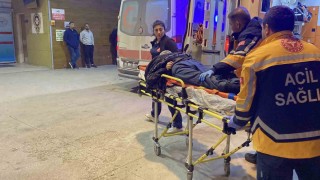 Otobüsün çarptığı adam ağır yaralandı