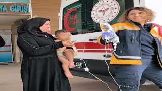 Oyun oynarken ateşe düşen çocuk ağır yaralandı