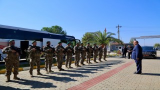Özel hareket polisleri, dualarla Suriyeye uğurlandı