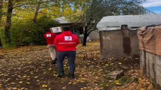 Patnosta Türk Kızılaydan ihtiyaç sahiplerine destek