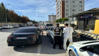 Pendikte makas atan sürücüye para cezası