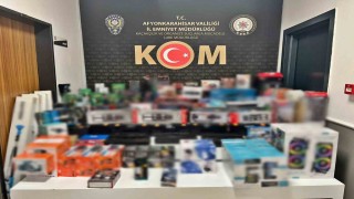 Polisten kaçak elektronik ürün operasyonu
