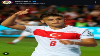 Real Madrid Ardanın konumunu Turka Kocaeli Stadyumu olarak paylaştı