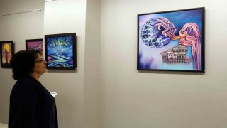 Ressam yüksel SANKO Sanat Galerisinde sergi açtı