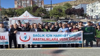 Sağlık için 10 bin adım attılar