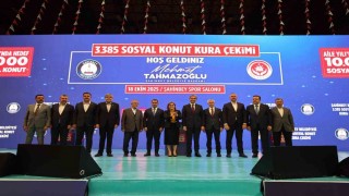 Şahinbeyde 3 bin 385 sosyal konutun kura heyecanı