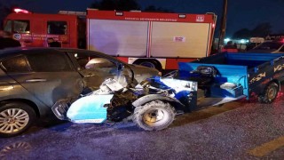 Sakaryada otomobil ile patpat çarpıştı: 6 yaralı