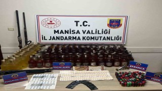 Salihlide sahte içki operasyonu