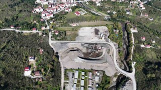 Salıpazarı Barajının yüzde 61i tamam