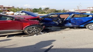 Samandağda trafik kazası:  5 yaralı
