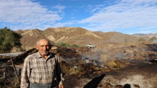 Samanlıkta kundaklama şüphesi