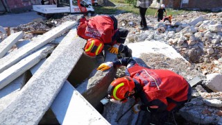 Samsun Büyükşehirden nefes kesen tatbikat
