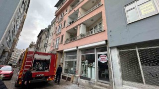 Samsunda çatı yangını